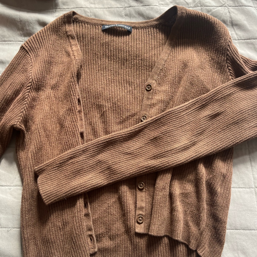 Brown Brandy Melville Cardigan